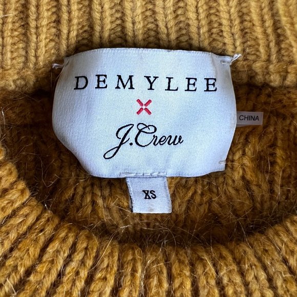 J. Crew Demy Lee Mustard Yellow Sweater - Picture 5 of 9